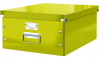 Cutie arhivare 369 x 200 x 484 mm, LEITZ Click & Store, carton laminat - verde