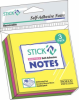 Notes autoadeziv 76 x  76 mm, 3 x 50 file/set, Stick"n - 3 culori fosforescente