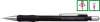 Creion mecanic profesional PENAC UM 5033, 0.3mm, con metalic cu varf cilindric fix - negru