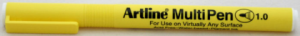 Marker universal ARTLINE Multi Pen, varf rotund 1.0mm - alb