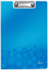 Clipboard dublu leitz wow, polyfoam - albastru metalizat