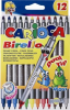 Markere carioca birello, varfuri 2 si 4 mm, 12