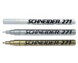 MARKER VOPSEA SCHNEIDER 271, varf rotund 1-2 mm