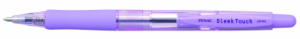 Pix PENAC Sleek Touch, rubber grip, 1.0mm, accesorii violet pastel - scriere albastra