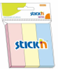 Stick notes index 76 x 25 mm, 3 x 50 file/set, Stick"n - 3 culori pastel