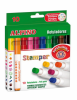 Marker pentru colorat ARTLINE Stix, varf flexibil (tip pensula) - galben