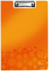 Clipboard dublu leitz wow, polyfoam - portocaliu metalizat