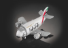Emirates - avion mare, cu reactie