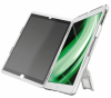 Multi-carcasa LEITZ Complete, cu stativ si capac cu filtru Privacy landscape pentru iPad Air - alb