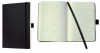 Caiet lux cu elastic, coperti Softwave, A5, 97 file, Conceptum - classic negru - dictando