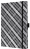 Caiet lux cu elastic, coperti rigide, A5(130 x 200mm), 97 file, Conceptum - modern square - velin