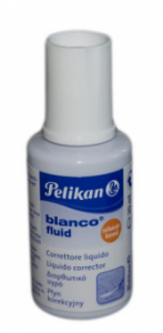 FLUID CORECTOR BLANCO PE BAZA DE SOLVENT 20ML