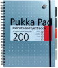 Project Book Executive A4, 125 file 80g/mp, cu spirala dubla, coperti PP, PUKKA Metallic - dictando