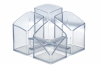 Suport pentru articole de birou, HAN Scala - transparent cristal