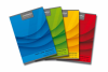 Caiet A5, 60 file - 70g/mp, liniat stanga, coperta carton color, AURORA Office - dictando