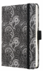 Caiet lux cu elastic, coperti rigide, A6(95 x 140mm), 97 file, Conceptum - glam paisley - velin