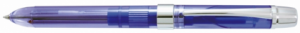 Pix multifunctional PENAC Ele-001, doua culori + creion mecanic 0.5mm - transparent albastru