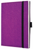 Caiet lux cu elastic, coperti soft, A6(101 x 148mm), 97 file, Conceptum - mystic violet - velin