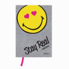 BLOC NOTES A5 80 FILE PATRATELE COPERTA FLEXIBILA MOTIV SMILEY WORLD FANCY