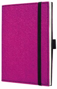 Caiet lux cu elastic, coperti soft, A6(101 x 148mm), 97 file, Conceptum - purple passion - velin