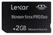 Memory Stick Pro Duo Lexar 2GB
