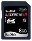 Secure Digital Sandisk Extreme III 8GB HC