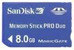 Memory Stick Pro Duo Sandisk 8GB