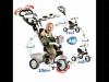 Tricicleta 3 in 1 zoo cow smart trike