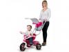 Tricicleta 3 in 1 baby driver confort pink smoby