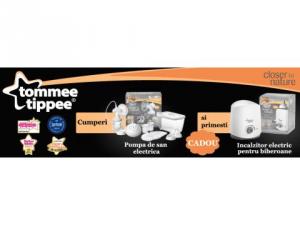 Pompa electrica + incalzitor electric gratuit Tommee Tippee