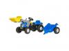 Tractor cu pedale si remorca 023929 Rolly Toys