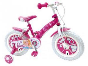 Bicicleta Barbie 14'' Stamp