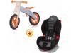 Bicicleta din lemn Biker + Scaun Auto Swing Limited Baby Dreams