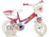 Bicicleta 12'' barbie dino bikes