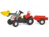 Tractor cu pedale si remorca 023936 rolly toys