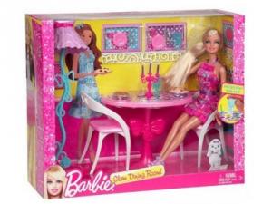 Barbie Sufrageria cu papusa Mattel