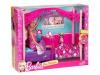 Barbie dormitor cu papusa mattel