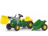 Tractor cu pedale si remorca023110 rolly toys