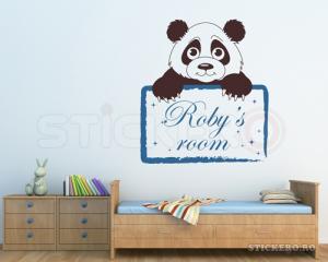 Ursuletul panda cu mesaj