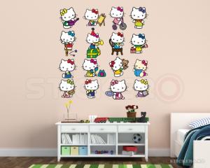 Hello Kitty set - sticker imprimat