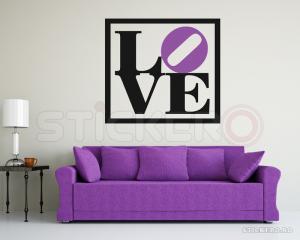LOVE - sticker de perete