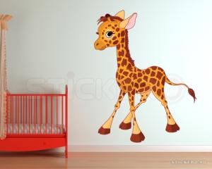Girafa Calf - sticker imprimat
