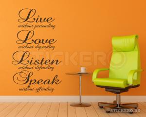 Live Love Listen Speak