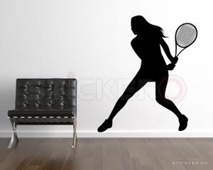 Sticker decorativ Jucatoare de tenis