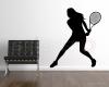 Sticker decorativ jucatoare de tenis