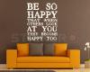 Be so happy - sticker decorativ mesaj