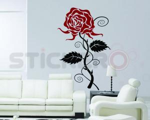 Sticker decorativ Trandafir