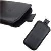 Husa konkis leather case black m