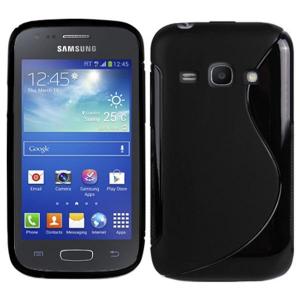 Husa Samsung S7275 Galaxy Ace 3 silicon S-Line negru / negru (TPU)