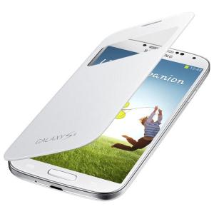 Husa Samsung i9500 Galaxy S4 originala EF-CI950BW S-View alba